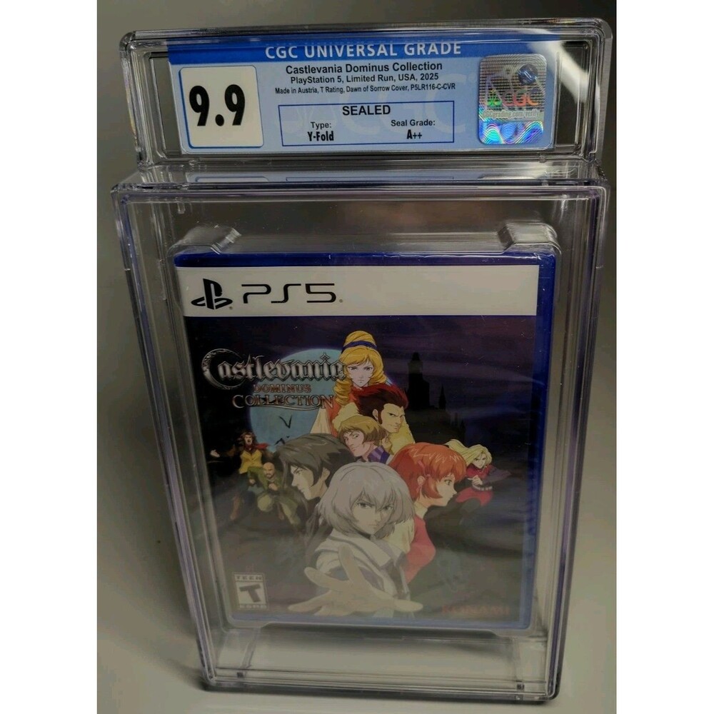 Castlevania Dominus Collection Limited Run #116 Graded 9.9 A++ PlayStation 5 PS5
